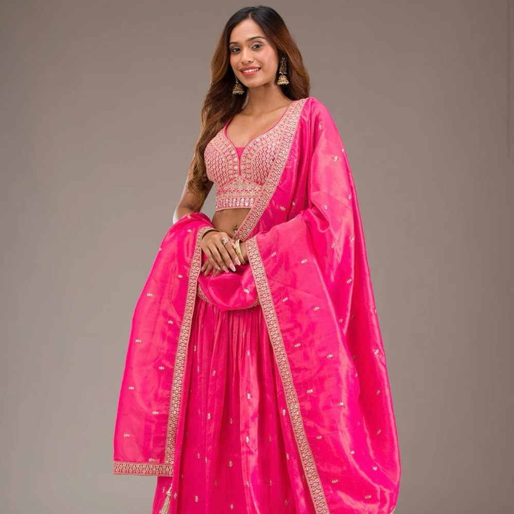 Elegant Pink Lehenga Choli